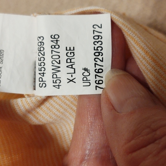 Izod Saltwater Relaxed Classic Short Sleeve Men's Shirt - Picture 5 of 7